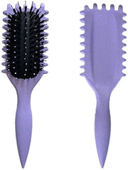 Set di pettinatura multifunzionale per capelli crudi - Pettinatrice per capelli crudi con antiklit - Pettinatrice elettrica per capelli crudi - Set di pettinatura per capelli crudi con funzione di arricciatore - Riduce la tensione - Ideale per creare onde