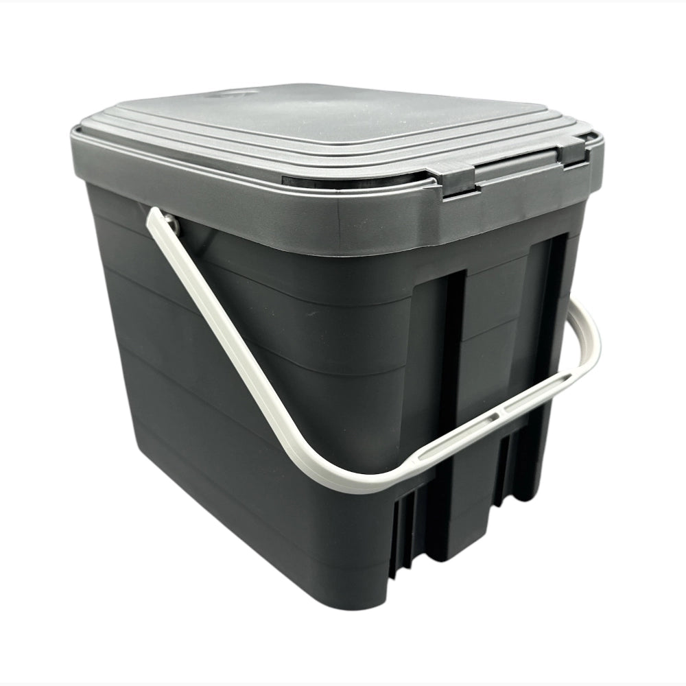 Pattumiera Sottolavello Differenziata per cassetto Cucina 8 Litri Nera 27x20x23H cm