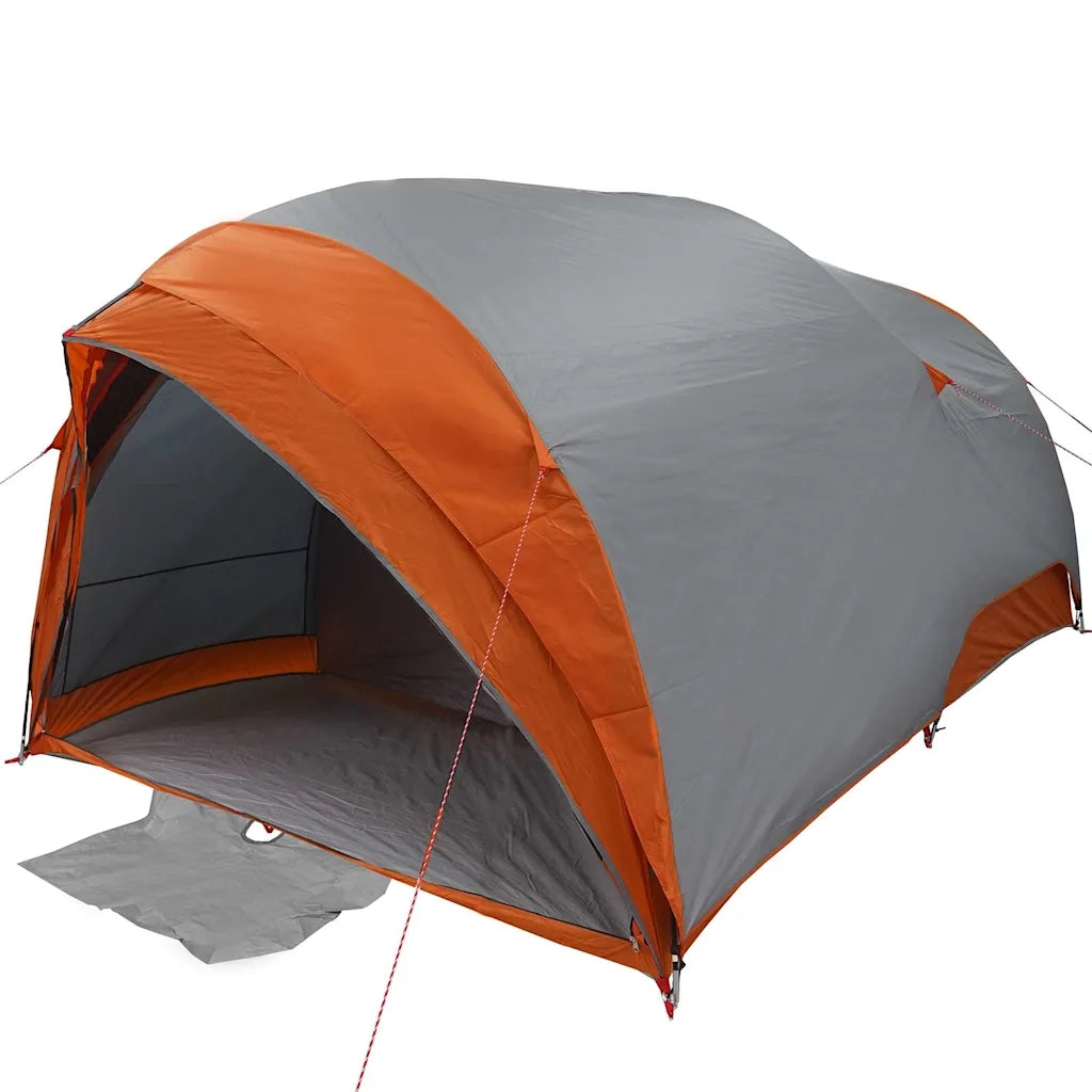 Tenda tunnel Grigio e arancione 410 x 285 x 198 cm taffetà 42001180