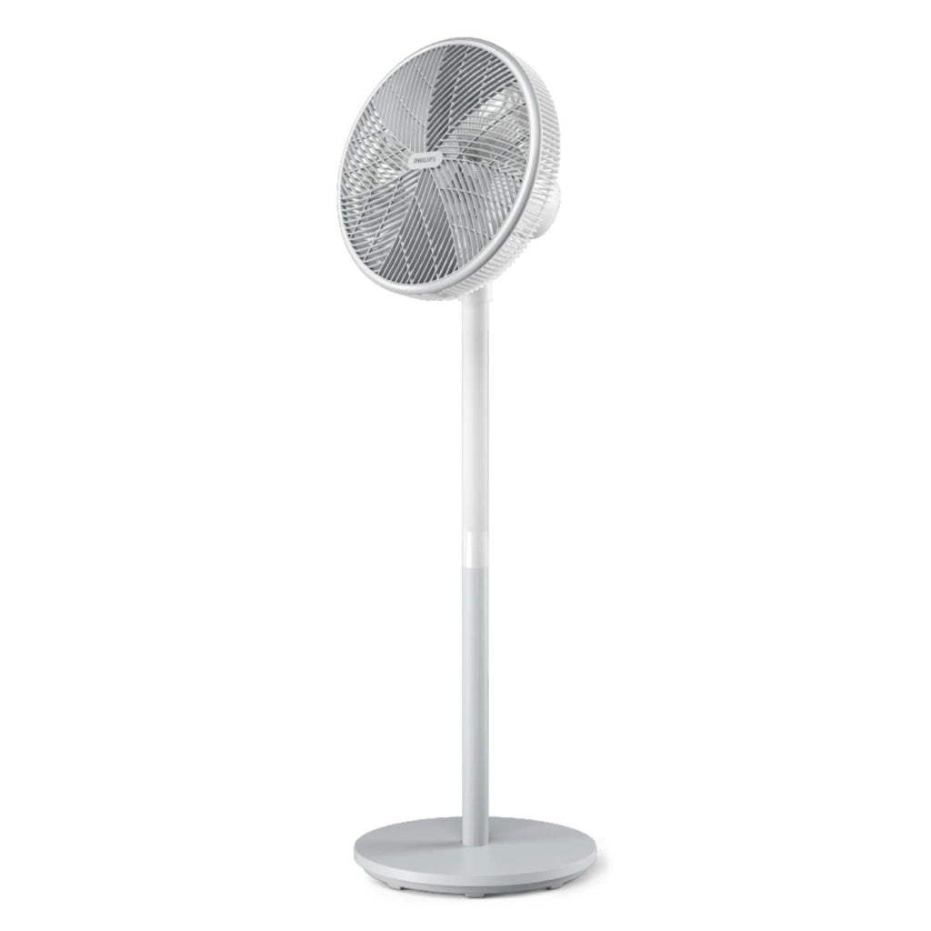 Philips CX2550-00 Ventilatore a Piantana a Terra con 7 Pale Diametro 40 cm Oscillante e Timer Bianco