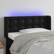 Testiera a LED-Testata con LED Nera 93x16x78/88 cm in Similpelle 822146