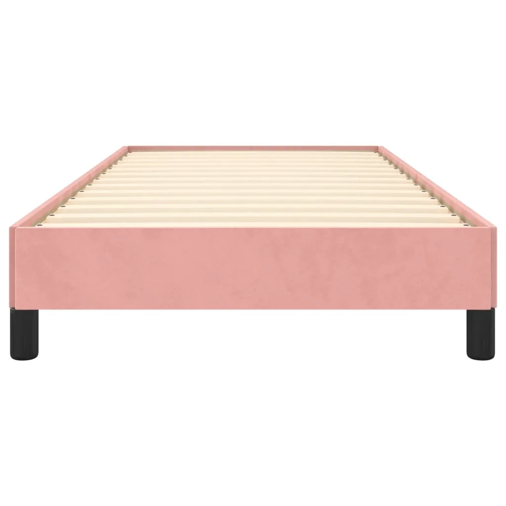 Giroletto-Struttura Letto Rosa 100x200 cm in Velluto 325951