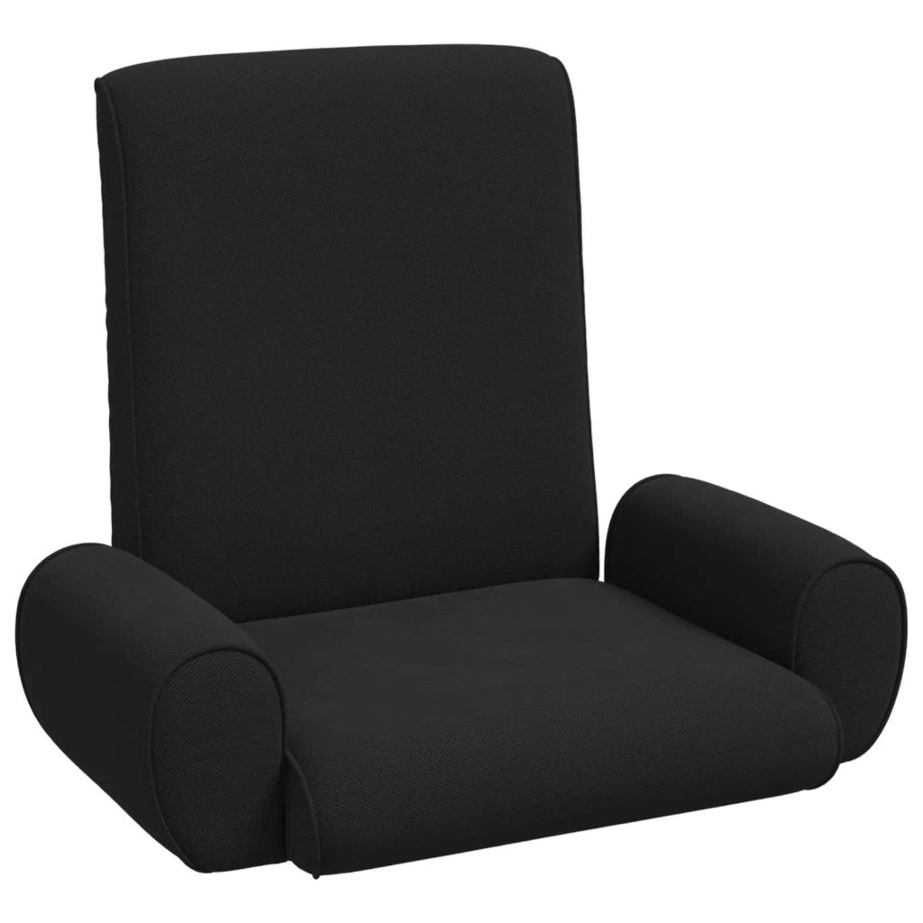Sedia da Pavimento Nero 68 x 51 x 56 cm Velluto grana 42028124