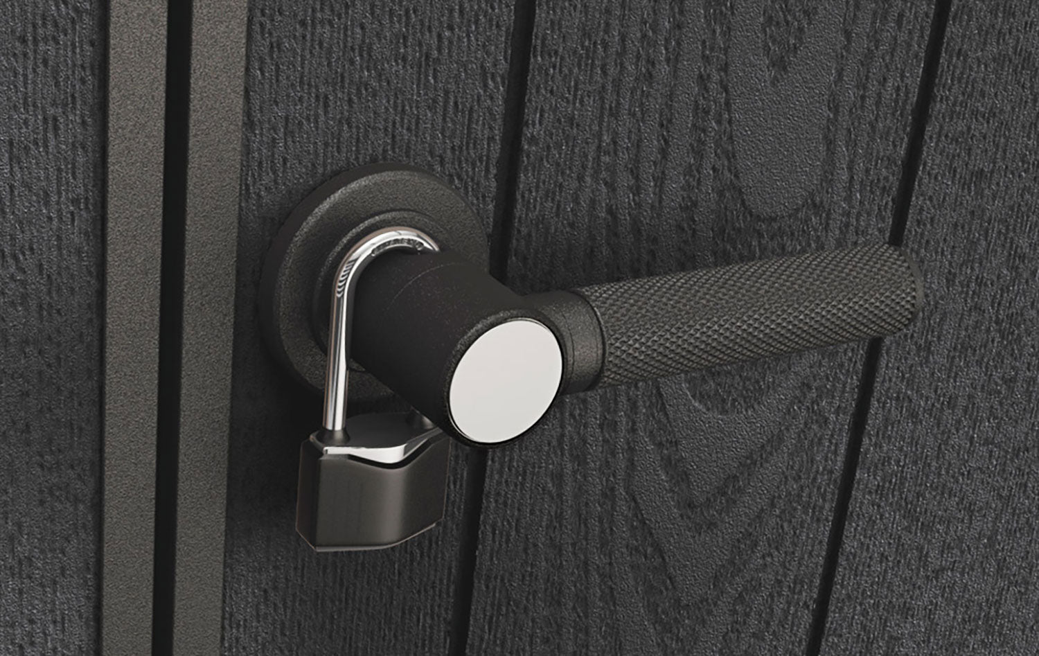 Casetta Box da Giardino Keter Signature Venetian Pent 7x9 in Resina Effetto Legno Marrone e Antracite