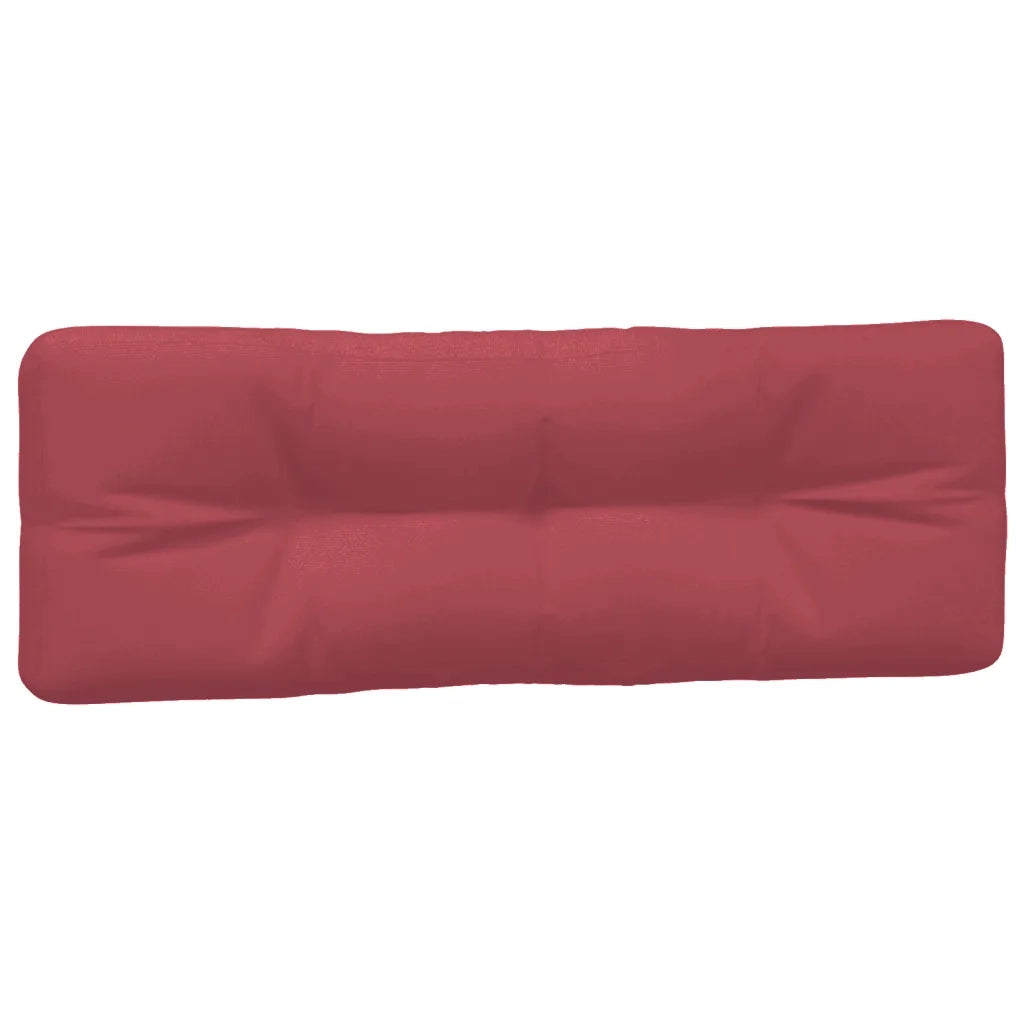 Cuscini per Pallet 3 pz Rosso Vino in Tessuto 3217129