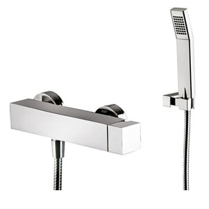 Miscelatore doccia esterno con accessori PAFFONI ELLE Cromato