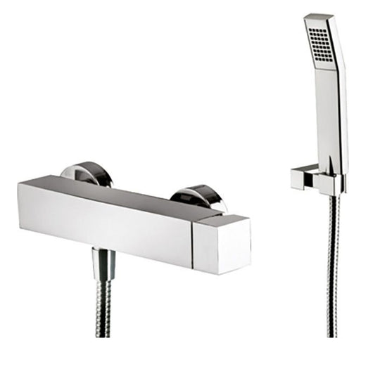 Miscelatore doccia esterno con accessori PAFFONI ELLE Cromato