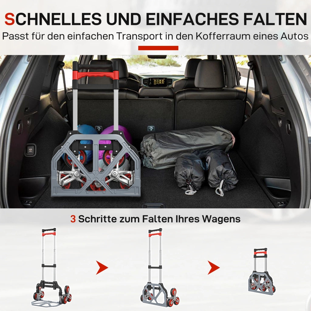 Scala mobile pieghevole ¨C zephmum ¨C alluminio rosso