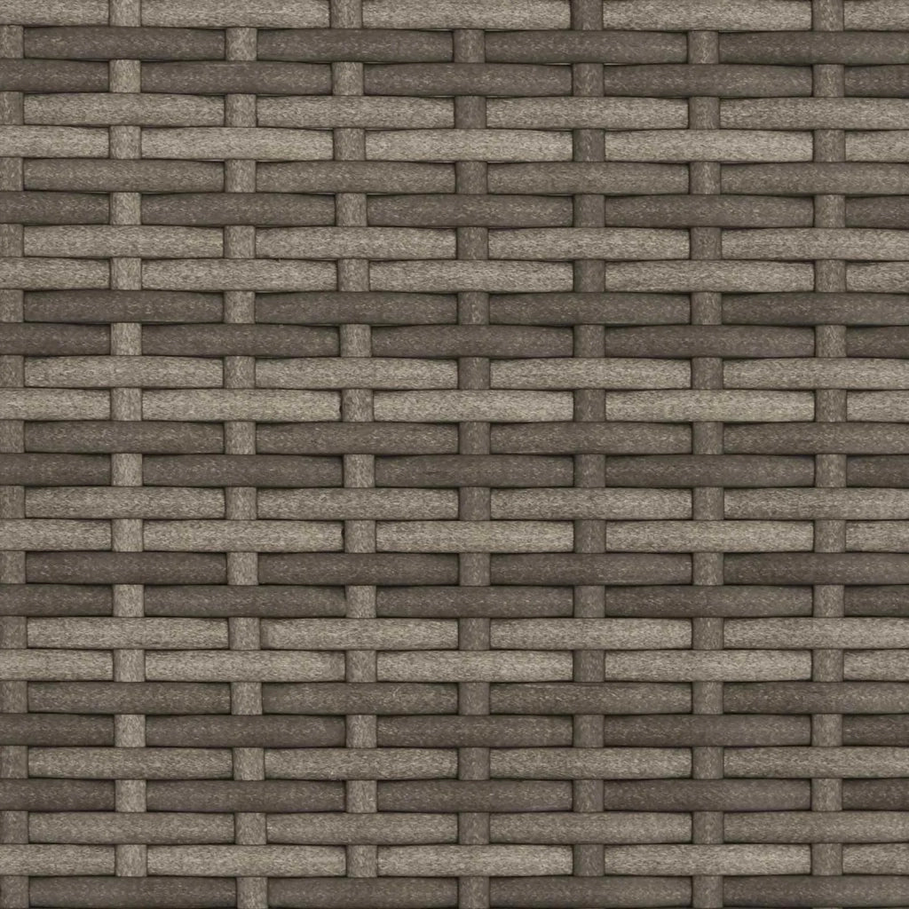 Set Bistro da Giardino 3 pz Grigio polyrattan 42025110