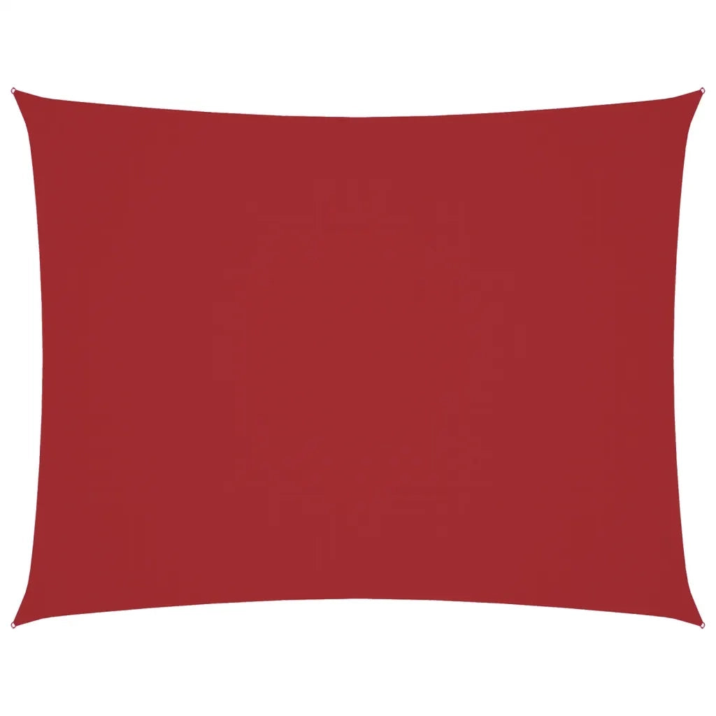 Parasole a Vela Oxford Rettangolare 2,5x3,5 m Rosso 135646