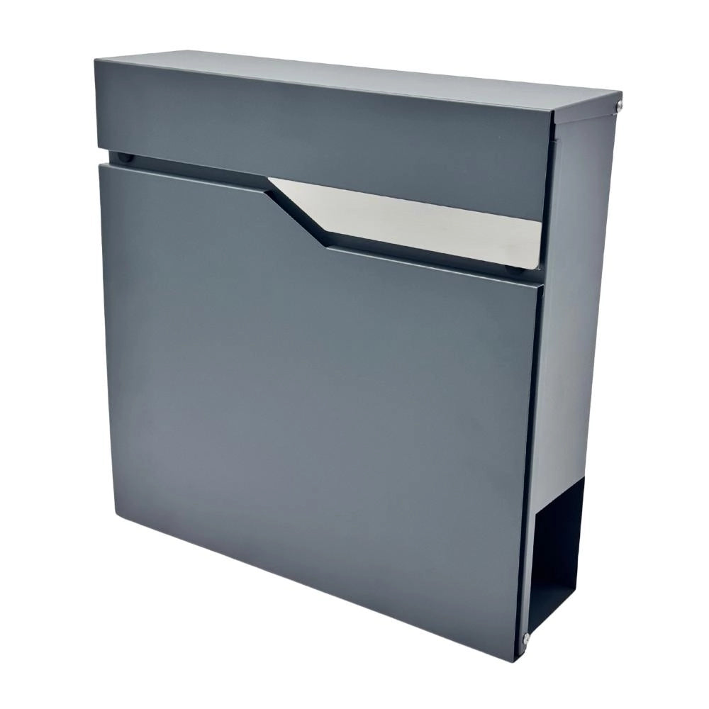 Cassetta Postale per esterni con targhetta Personalizzabile portariviste 37x10,5x37H cm