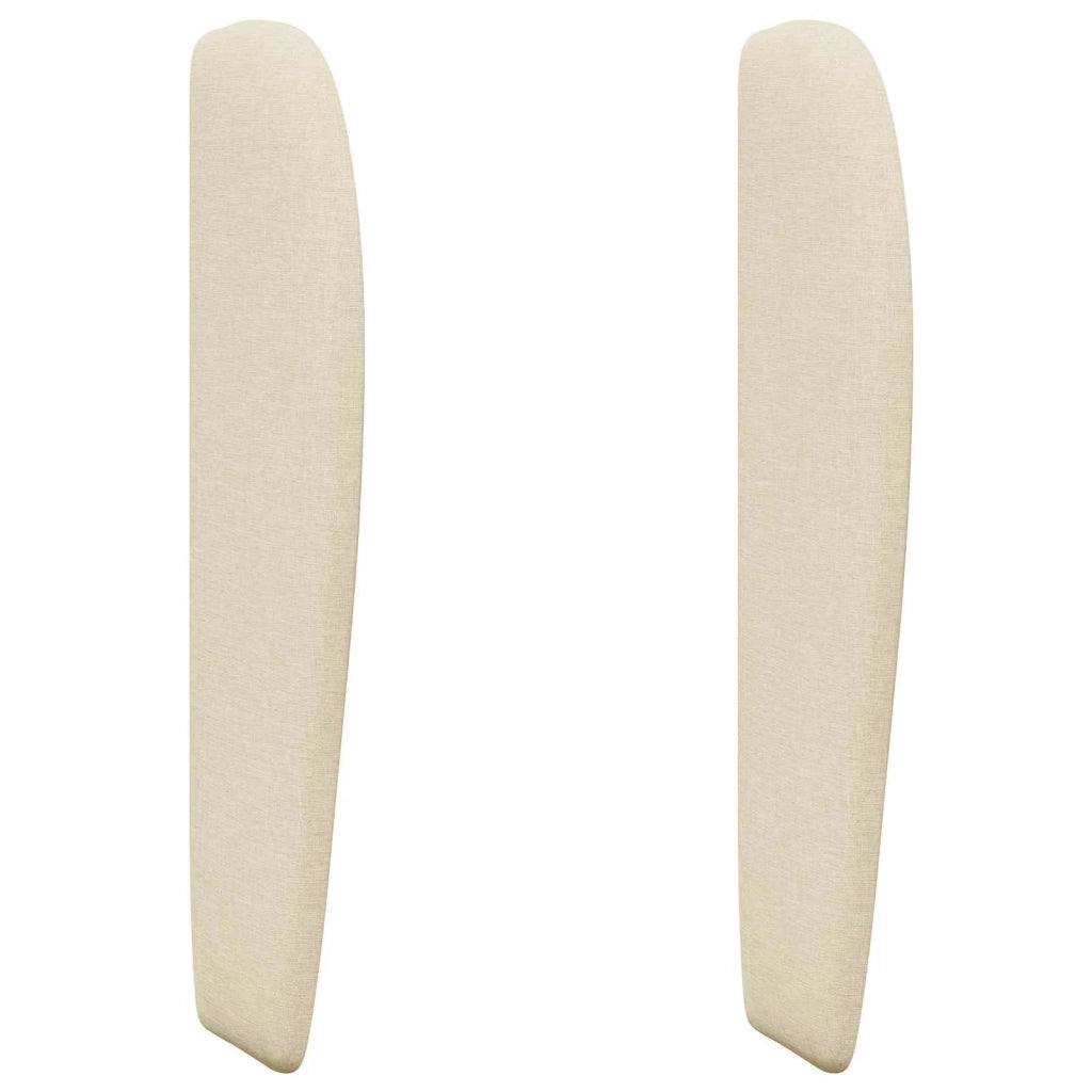 Orecchia della Testata Crema 80 x 23 x 6 cm Tessuto CFW9552493