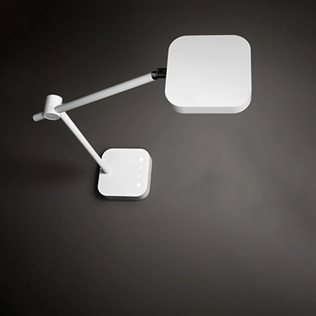 Lampada Scrivania Industrial-Minimal-Nordico Icon Metallo Bianco Led 8W 3000K