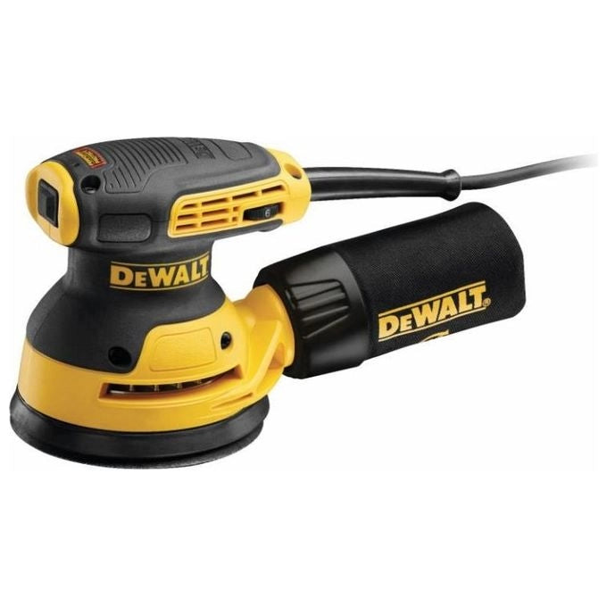 Dewalt DWE6423-QS Levigatrice Roto-Orbitale 125 mm 280 W 8000 12000 OPM colore Nero Giallo