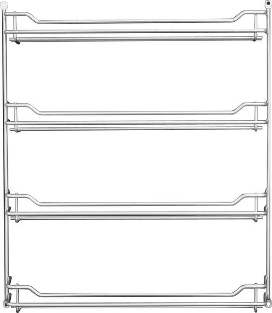 Organizzatore della cucina in acciaio inox per 24 contenitori