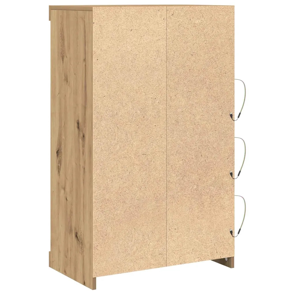 Madia LED Rovere artigianale 60,5 x 37 x 100 cm 863046