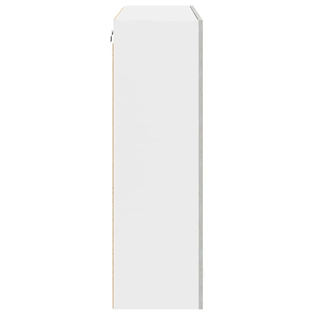 Armadio pensile con porta Grigio cemento 80 x 31 x 100 cm