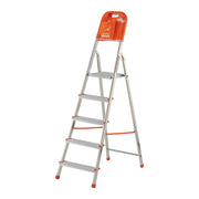 Trade Shop - Scala In Alluminio Per Uso Domestico Scaletto Per La Casa Gierre Con Ripiano -   -6 Gradini    -
