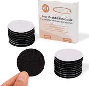 18x Adesivi per parete e pavimento adesivi a forma di adesivo per uso domestico - muri pavimenti - fissaggio extra forte - senza forare - Nero Adesivo adesivo a forma di adesivo