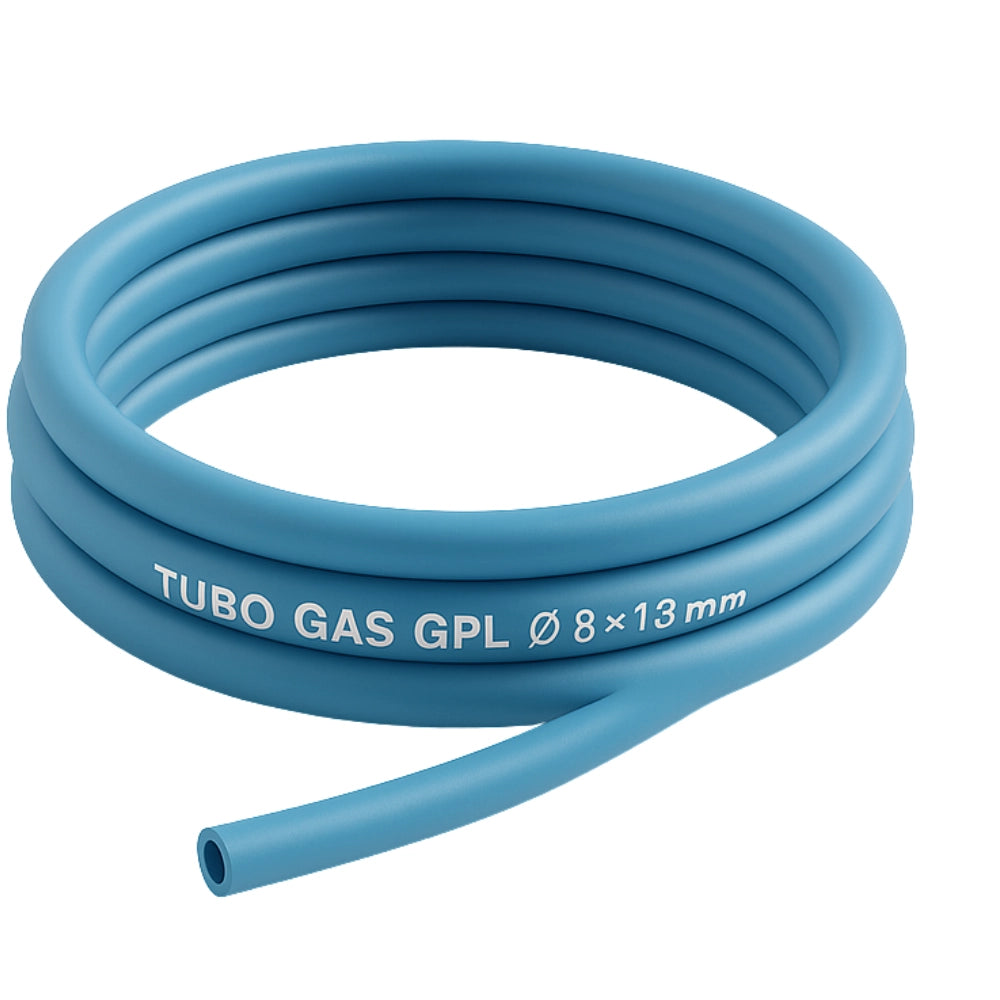 Tubo flessibile in gomma per gas gpl per impianti sicuri *** lunghezza metri 10, confezione 1
