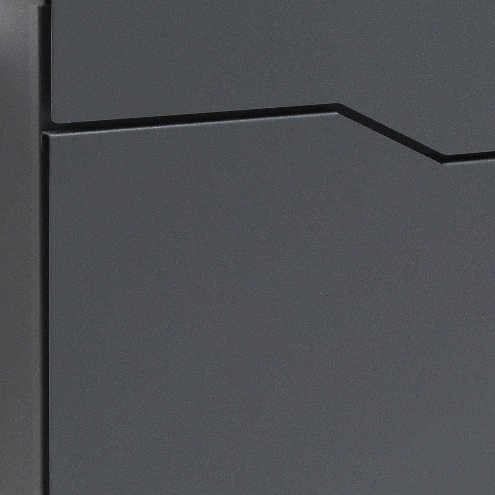 Cassetta postale con vano portagiornale V19 antracite 370 x 102 x 370 mm