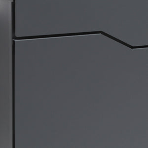 Cassetta postale con vano portagiornale V19 antracite 370 x 102 x 370 mm