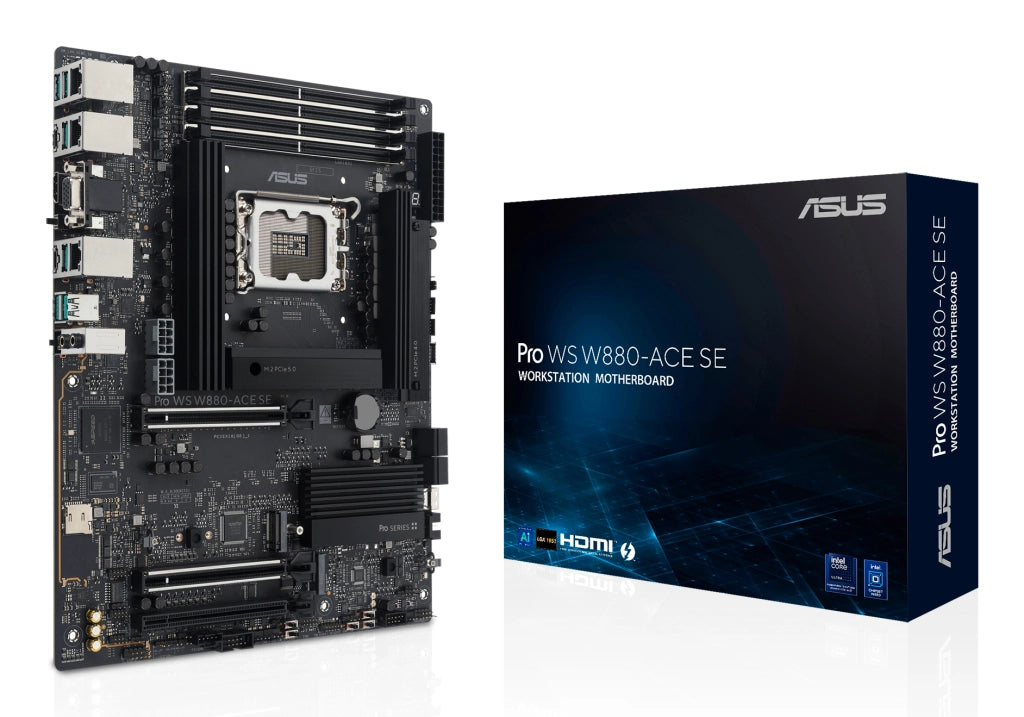 Mb asus workstation pro ws w880-ace se w880 lga1851 4xddr5-8666oc 2xpcie3.0x16 gblan 4xsata3r 4xm.2 usb3.2 atx 90mb1kv0-m0eay0