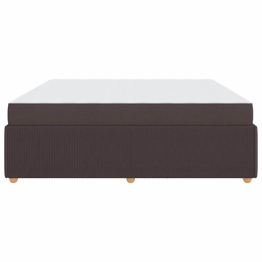Struttura del letto Marrone Scuro 200 x 200 cm Tessuto 3398434
