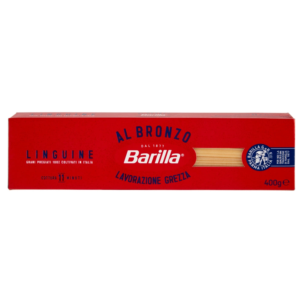Barilla linguine pasta trafilata al bronzo confezione da 400 grammi
