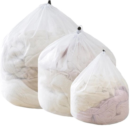 Set di asciugatura per lavatrice, 3-pack di sacchetti di asciugatura, sacchetto di asciugatura per lavatrice con interruttore di corrente, organizzatore per la conservazione e la gestione, sacchetti di asciugatura per bambini, lingerie per donne
