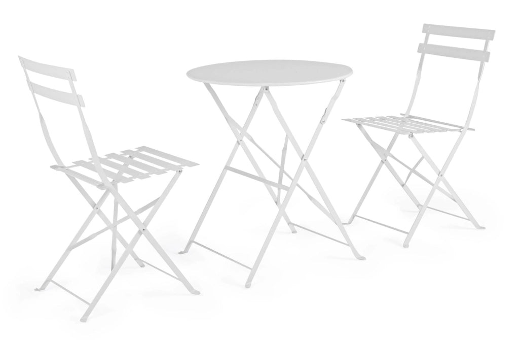 Set3 Bistrot Wissant Bianco - Bizzotto
