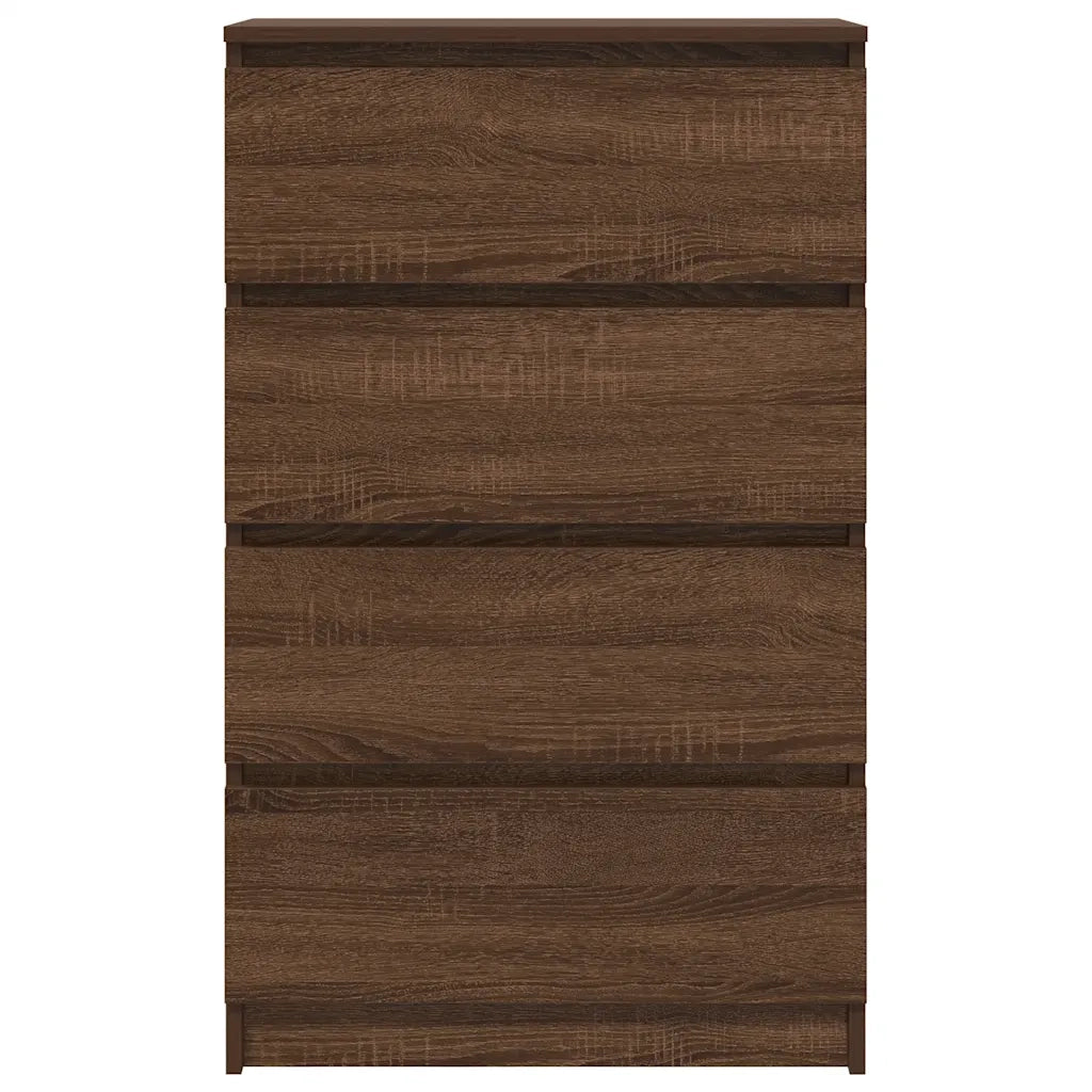Credenza Rovere Marrone 60x35x98,5 cm in Legno Multistrato cod mxl 13464