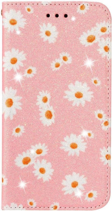 Portafoglio Custodia con Stampato Fiori Rosa Adatto per iPhone 11 Pro