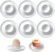 Set di contenitori per uova in plastica durata - 6 pezzi - Resistente alla lavastoviglie - Resistente al calore fino a 80 °C - Design pratico - Spaziale - Contenitori per uova