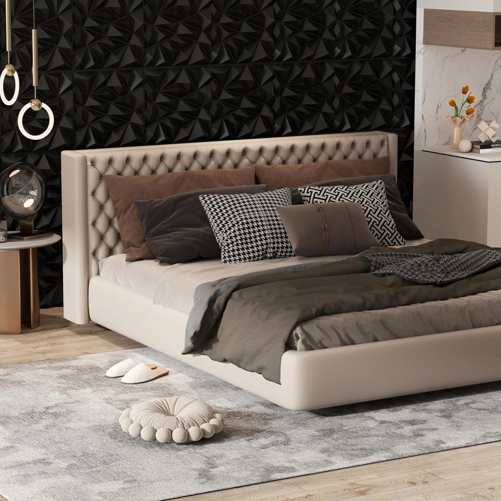 40 pannelli da parete 3D diamantati, 50 x 50 cm, rivestimento da parete 3D, pannelli da parete in PVC impermeabile, pannelli da soffitto quadrati, decorazione da parete per interni 10 m²