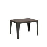 Tavolo allungabile 120/380x90 cm Flame Evolution colore noce telaio e gambe antracite