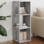 Scaffale Angolare Grigio Sonoma 33x33x100 cm Legno Multistrato 825829