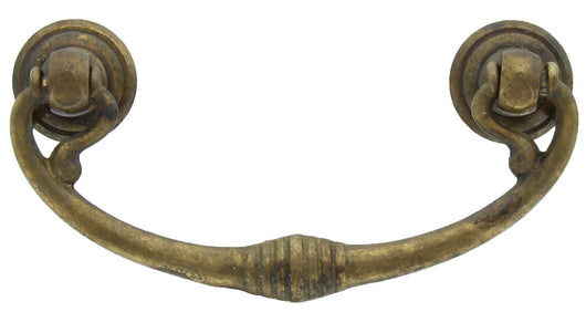 1blister blister maniglia anticata 03027 mm.82x40 ottone antico cod:ferx.76060