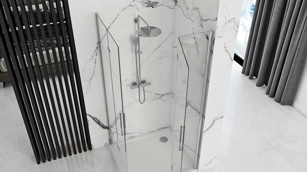 Cabina Doccia Rea Molier Chrome Double 90x90