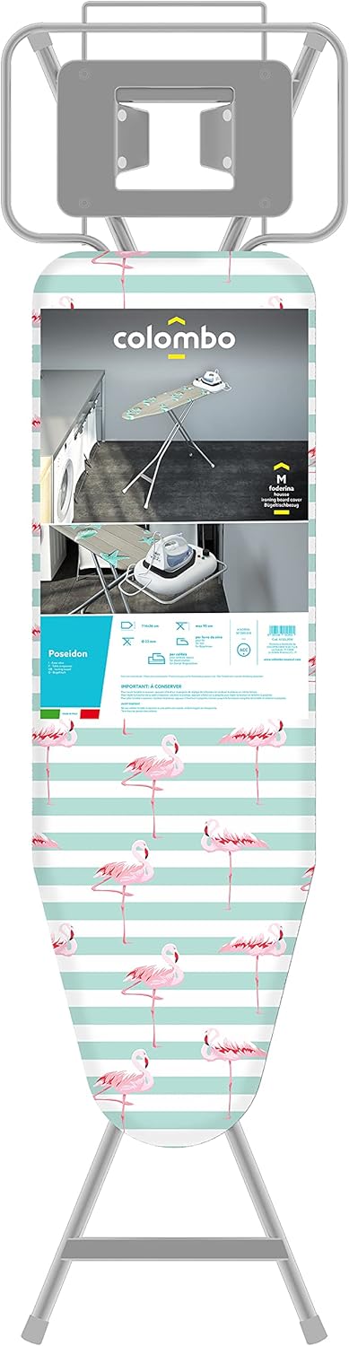 Asse da Stiro Poseidon 114X36 Colombo salvaspazione e con altezza regolabile