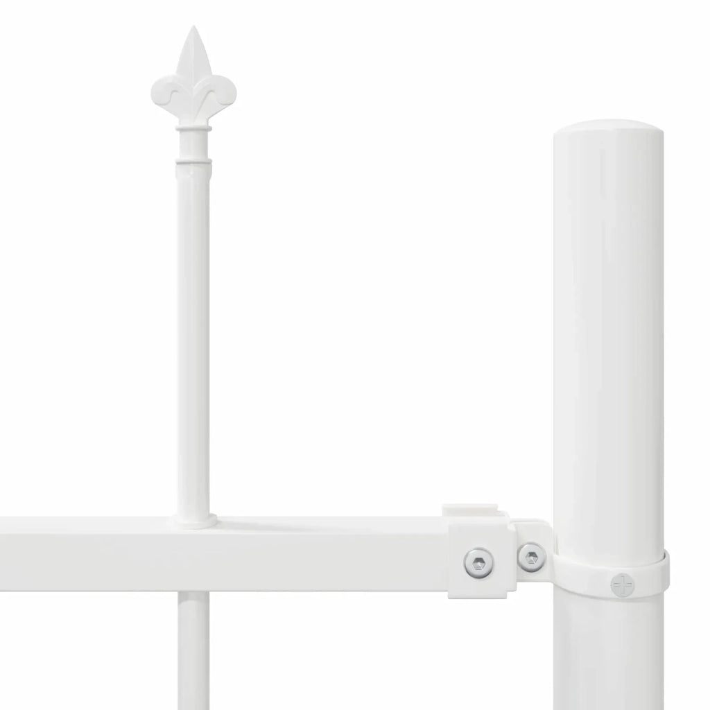 Recinzione per Giardino | Recinzione da cortile 5 pz Bianco 8,5 x 0,8 m