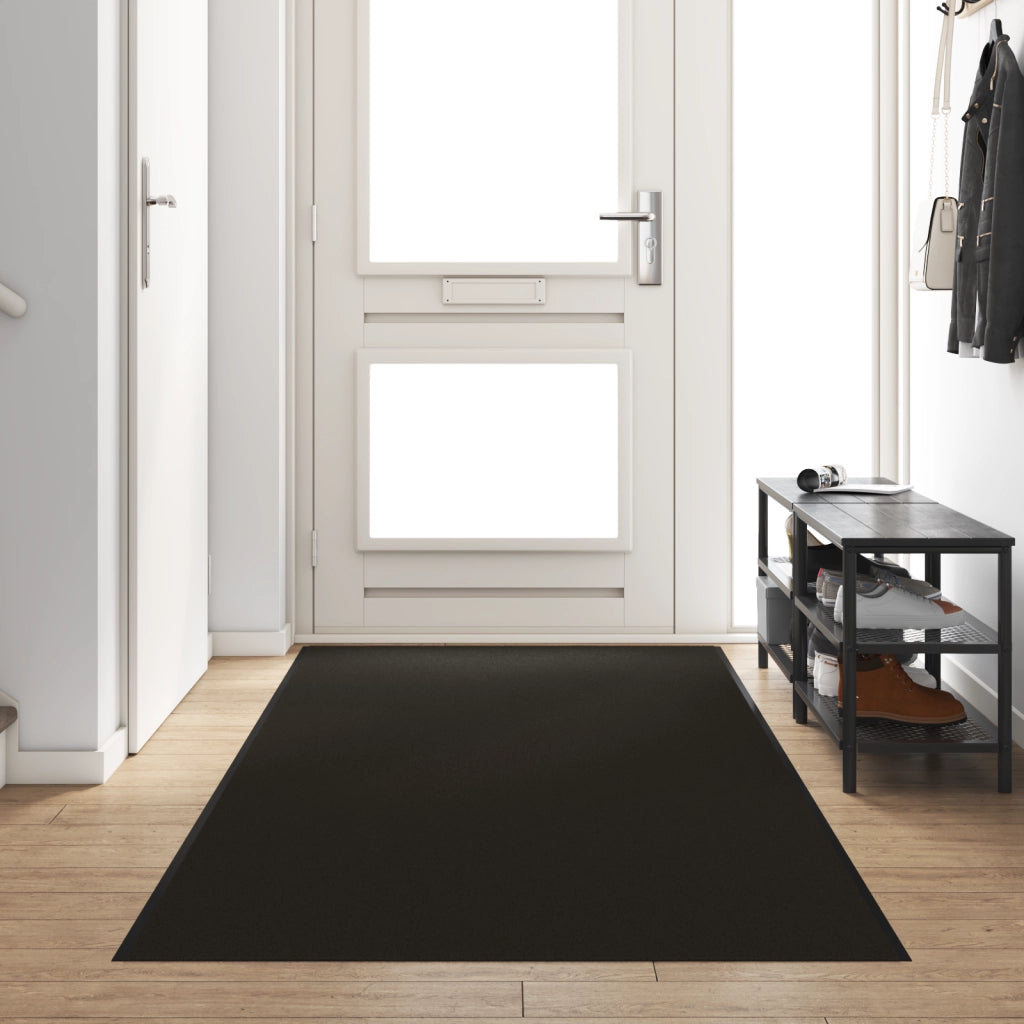 Tappetino rettangolare nero 120x400 cm