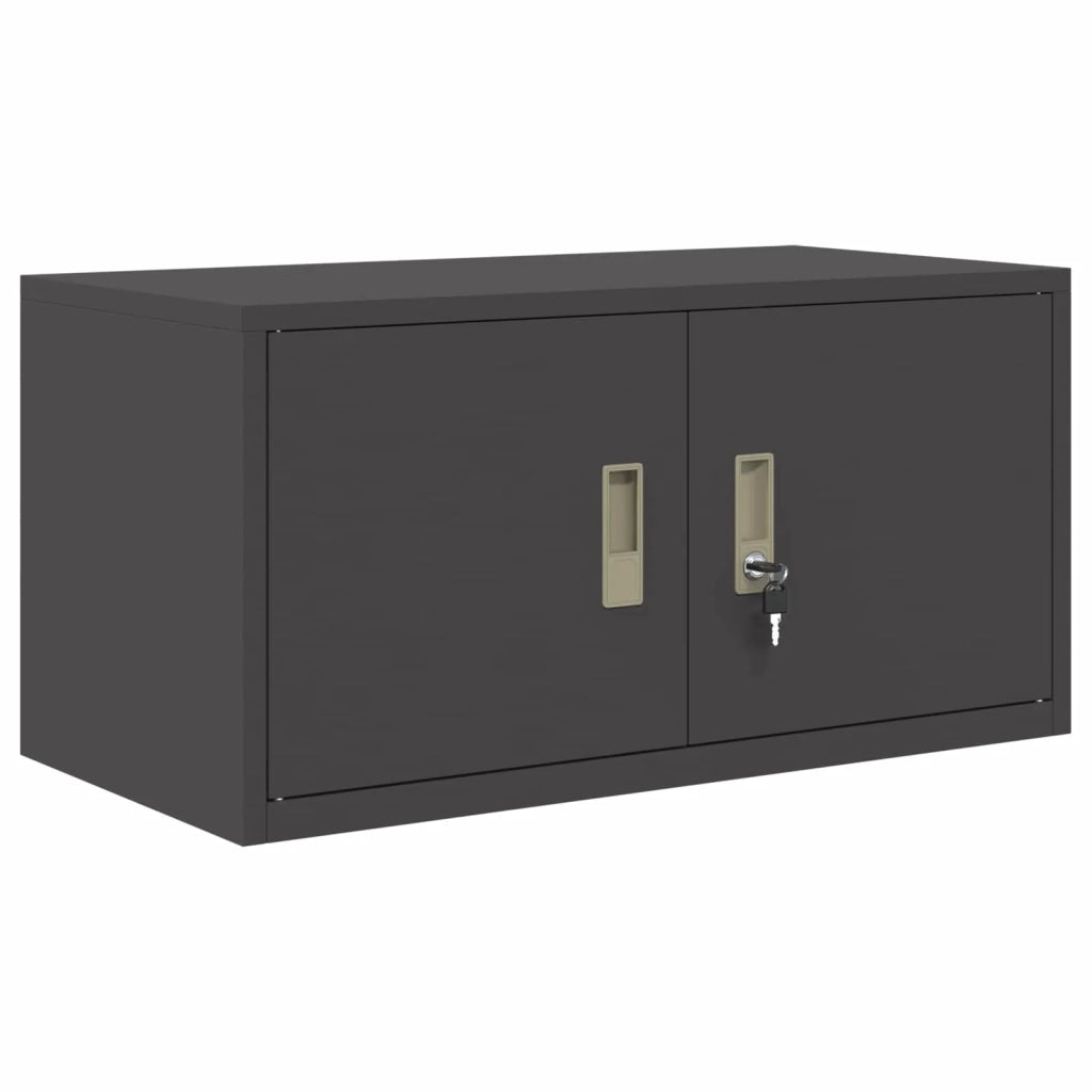 Armadio Nero 80 x 40 x 40 cm Acciaio 891670