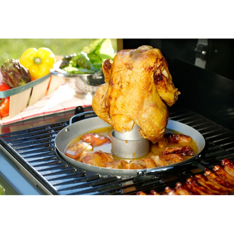 Supporto pollo per BBQ