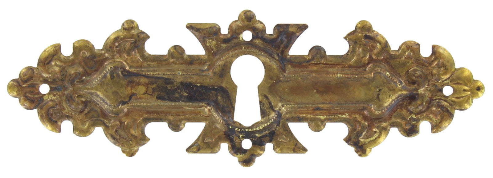 bl bocchetta anticata 30692 mm.115x38 ottone antico cod:ferx.76075