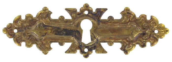 bl bocchetta anticata 30692 mm.115x38 ottone antico cod:ferx.76075