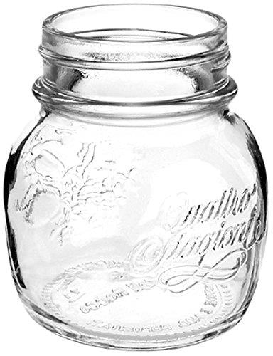 BARATTOLO 150CC QUATTRO STAGIONI BORMIOLI VASO PER CONSERVE TAPPO COMPATIBILE 56MM