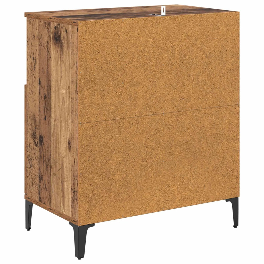Credenza | Madia | Buffet da pranzo | Armadio da pranzo Legno vecchio 60 x 35 x 70 cm Legno multistrato