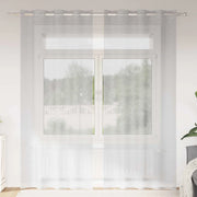 Tenda in Velo 2 pz Grigio chiaro 260 x 140 cm Poliestere 4108001