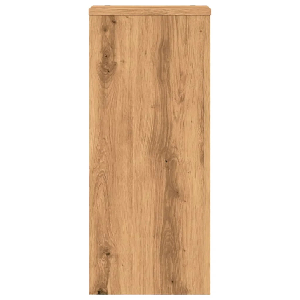 Portavasi mobili per fiori set da 2 fatti a mano legno ingegnerizzato marrone 02_0045293